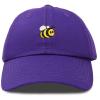 imageDALIX Bumble Bee Baseball Cap Dad Hat Embroidered Womens GirlsPurple