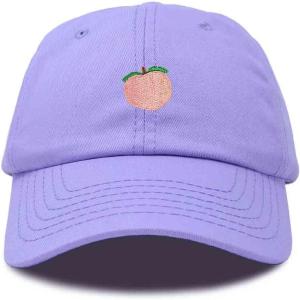 imageDALIX Peach Embroidered Dad Cap Cotton Baseball Hat WomenLavender