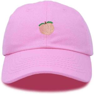 imageDALIX Peach Embroidered Dad Cap Cotton Baseball Hat WomenLight Pink