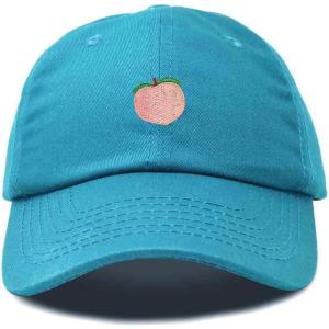 imageDALIX Peach Embroidered Dad Cap Cotton Baseball Hat WomenTeal