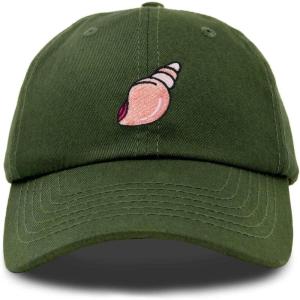imageDALIX Seashell Cotton Dad Cap Embroidered Baseball Hat WomensOlive