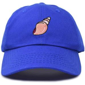 imageDALIX Seashell Cotton Dad Cap Embroidered Baseball Hat WomensRoyal Blue
