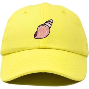 imageDALIX Seashell Cotton Dad Cap Embroidered Baseball Hat WomensYellow