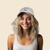 imageDALIX Bottlenose Dolphin Embroidered Dad Cap Cotton Baseball Cap WomenBeige