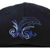 imageDALIX Bottlenose Dolphin Embroidered Dad Cap Cotton Baseball Cap WomenBlack