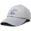 imageDALIX Bottlenose Dolphin Embroidered Dad Cap Cotton Baseball Cap WomenGray