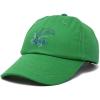 imageDALIX Bottlenose Dolphin Embroidered Dad Cap Cotton Baseball Cap WomenKelly Green