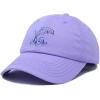 imageDALIX Bottlenose Dolphin Embroidered Dad Cap Cotton Baseball Cap WomenLavender