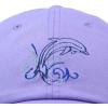 imageDALIX Bottlenose Dolphin Embroidered Dad Cap Cotton Baseball Cap WomenLavender