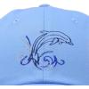 imageDALIX Bottlenose Dolphin Embroidered Dad Cap Cotton Baseball Cap WomenLight Blue