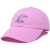 imageDALIX Bottlenose Dolphin Embroidered Dad Cap Cotton Baseball Cap WomenLight Pink