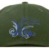 imageDALIX Bottlenose Dolphin Embroidered Dad Cap Cotton Baseball Cap WomenOlive