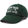 imageDALIX Camp Hair Dont Care Hat Dad Cap 100 Cotton LightweightDark Green