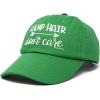 imageDALIX Camp Hair Dont Care Hat Dad Cap 100 Cotton LightweightKelly Green