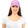 imageDALIX Camp Hair Dont Care Hat Dad Cap 100 Cotton LightweightLight Pink