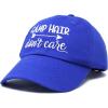 imageDALIX Camp Hair Dont Care Hat Dad Cap 100 Cotton LightweightRoyal Blue