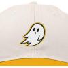 imageDALIX Ghost Embroidered Two Tone Snapback Hat Adjustable Cotton Dad Cap MenCream Gold