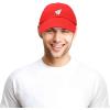 imageDALIX Paper Plane Hat Embroidered Mens Womens Baseball CapRed