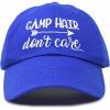 imageDALIX Camp Hair Dont Care Hat Dad Cap 100 Cotton LightweightRoyal Blue