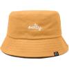 imageDALIX Salty Embroidered Bucket Hat Cotton Summer Beach Vacation Cap WomensGolden Cream