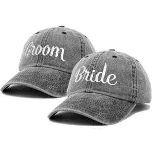 imageDALIX Bride Groom Dad Hats Baseball Caps Newlywed Wedding Party GiftBlack Vintage