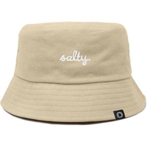 imageDALIX Salty Embroidered Bucket Hat Cotton Summer Beach Vacation Cap WomensSesame Beige