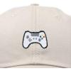 imageDALIX Game Controller Embroidered Dad Cap Cotton Baseball Cap MenBeige
