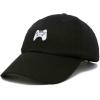 imageDALIX Game Controller Embroidered Dad Cap Cotton Baseball Cap MenBlack