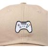 imageDALIX Game Controller Embroidered Dad Cap Cotton Baseball Cap MenKhaki