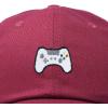 imageDALIX Game Controller Embroidered Dad Cap Cotton Baseball Cap MenMaroon