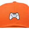 imageDALIX Game Controller Embroidered Dad Cap Cotton Baseball Cap MenOrange