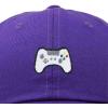 imageDALIX Game Controller Embroidered Dad Cap Cotton Baseball Cap MenPurple
