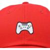 imageDALIX Game Controller Embroidered Dad Cap Cotton Baseball Cap MenRed