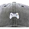 imageDALIX Game Controller Embroidered Dad Cap Cotton Baseball Cap MenWashed Black