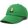 imageDALIX Gnome Embroidered Cotton Baseball Cap Adjustable Dad Hat MensKelly Green