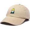 imageDALIX Gnome Embroidered Cotton Baseball Cap Adjustable Dad Hat MensKhaki