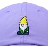 imageDALIX Gnome Embroidered Cotton Baseball Cap Adjustable Dad Hat MensLavender