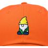 imageDALIX Gnome Embroidered Cotton Baseball Cap Adjustable Dad Hat MensOrange