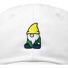 imageDALIX Gnome Embroidered Cotton Baseball Cap Adjustable Dad Hat MensWhite