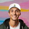 imageDALIX Gnome Embroidered Cotton Baseball Cap Adjustable Dad Hat MensWhite
