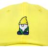 imageDALIX Gnome Embroidered Cotton Baseball Cap Adjustable Dad Hat MensYellow
