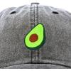 imageDALIX Green Avocado Hat Mens Womens Food Baseball Cap WashedBlack