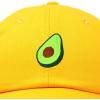 imageDALIX Green Avocado Hat Mens Womens Food Baseball Cap WashedGold