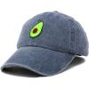 imageDALIX Green Avocado Hat Mens Womens Food Baseball Cap WashedNavy Blue