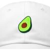 imageDALIX Green Avocado Hat Mens Womens Food Baseball Cap WashedWhite