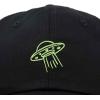 imageDALIX UFO Embroidered Alien Dad Hat Cotton Baseball Cap Adjustable MensBlack