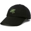 imageDALIX UFO Embroidered Alien Dad Hat Cotton Baseball Cap Adjustable MensBlack