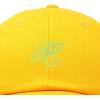 imageDALIX UFO Embroidered Alien Dad Hat Cotton Baseball Cap Adjustable MensGold