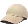imageDALIX UFO Embroidered Alien Dad Hat Cotton Baseball Cap Adjustable MensKhaki