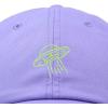 imageDALIX UFO Embroidered Alien Dad Hat Cotton Baseball Cap Adjustable MensLavender